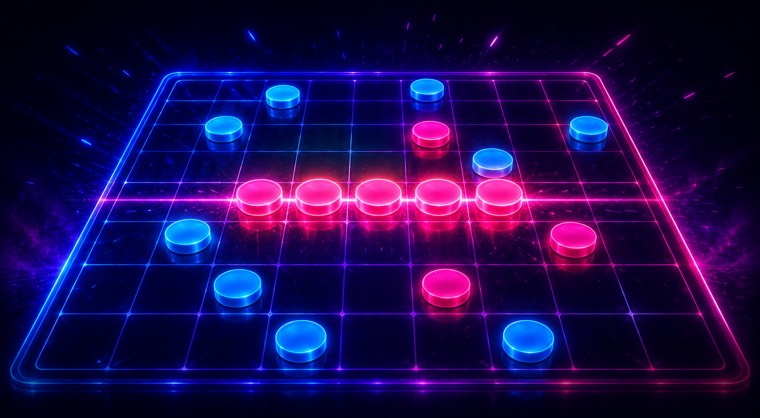 Play Gomoku with a friend online